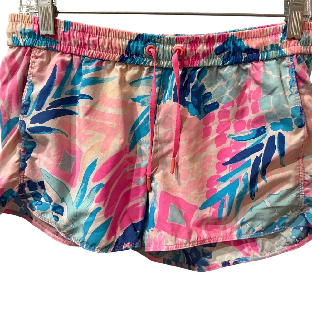 Lilly Pulitzer "Run Around" pull-on style beach colorful tropical pattern SM 3"